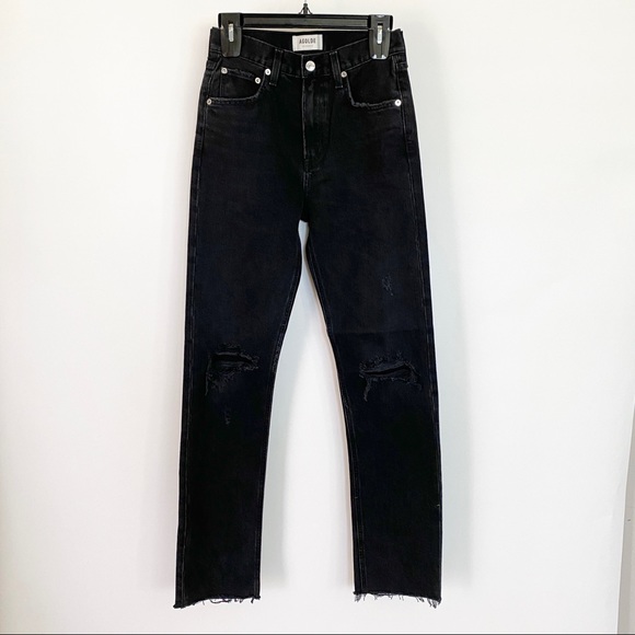 AGOLDE Cherie High Rise Straight in Distortion - Size 24 - Picture 2 of 9